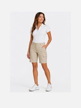 Nike Khaki Bermuda Cargo Shorts - Women size 2